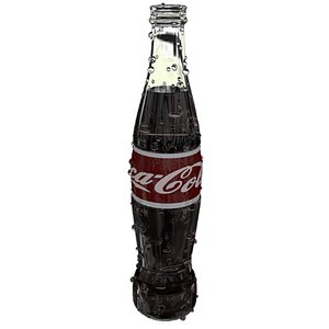 3d coca cola bottle model