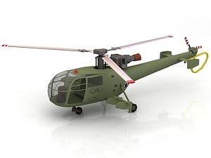 3D Aerospatiale Alouette III