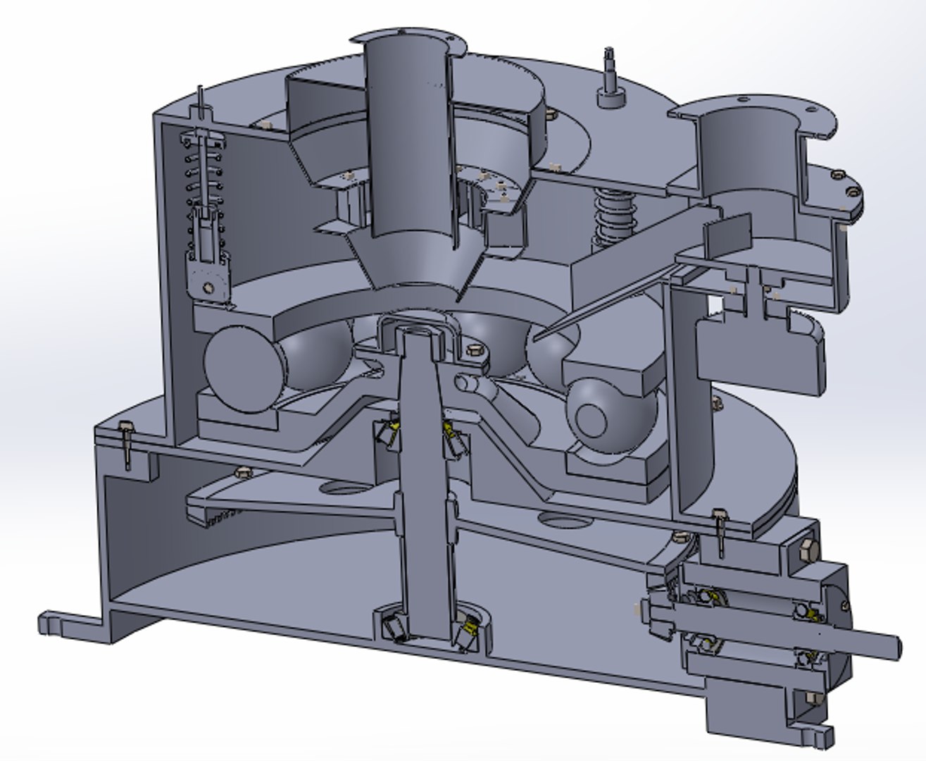 3d Model Grinding Ball Race