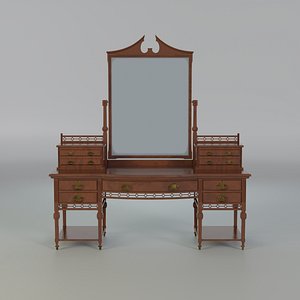 Antique Vanity Table 3D model