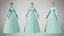 Kleid 30 Cyan