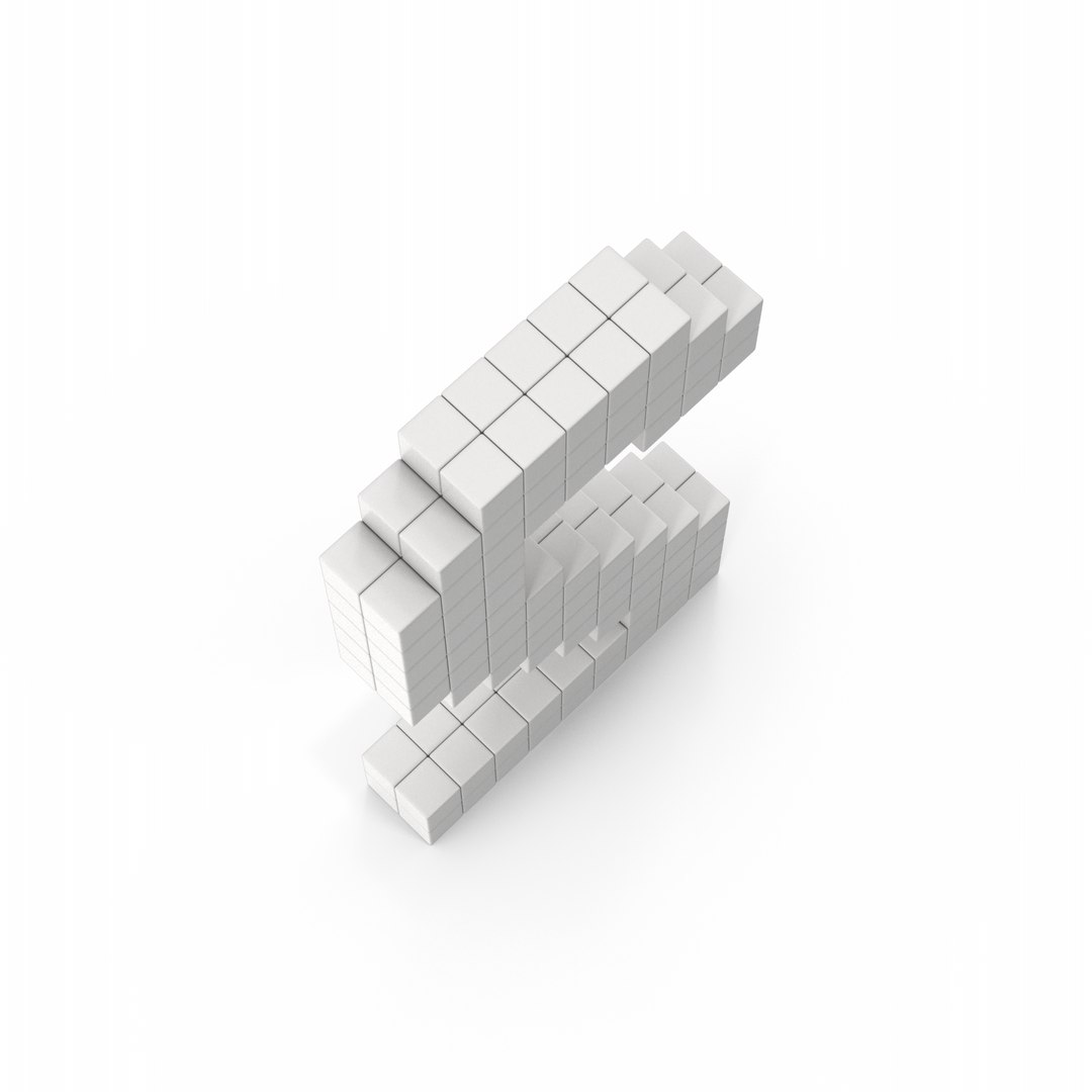 3D Puzzle Number 2 - TurboSquid 2302386