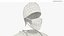 Invisible Surgeon Outfit with Mask Cap Stethoscope Blue