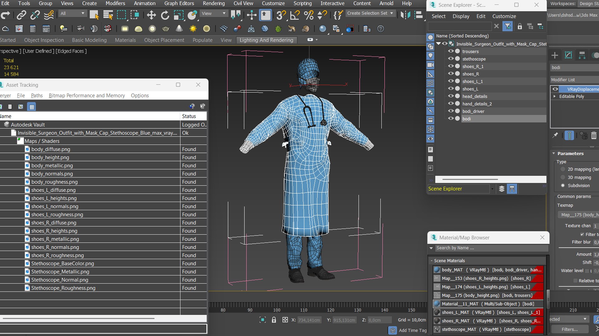 Invisible Surgeon Outfit with Mask Cap Stethoscope Blue 3D https://p.turbosquid.com/ts-thumb/yQ/eORYTr/eV/invisible_surgeon_outfit_with_mask_cap_stethoscope_blue_017/jpg/1756424096/1920x1080/fit_q87/7b47f165cc7c7f470a6be85dcd5badac60dac4f9/invisible_surgeon_outfit_with_mask_cap_stethoscope_blue_017.jpg