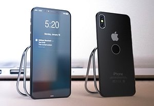 iphone 8 concept 3D model