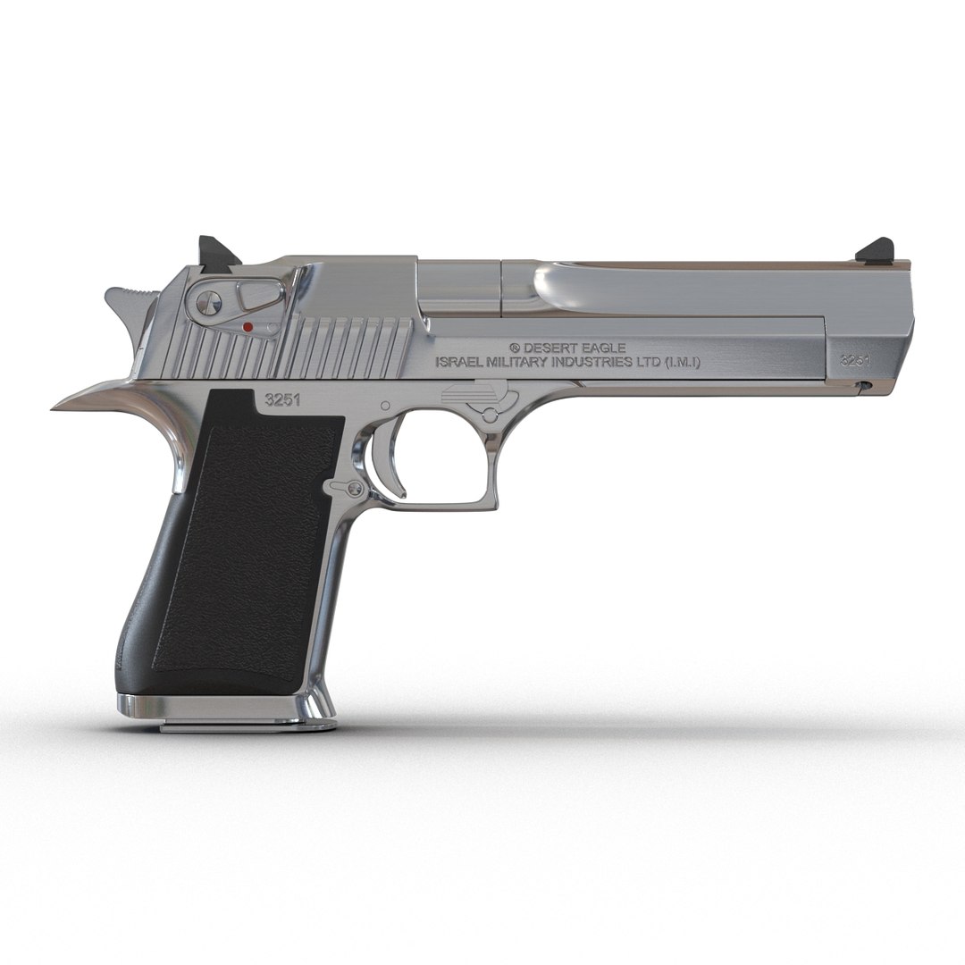 3d Model Of Pistol Imi Desert Eagle