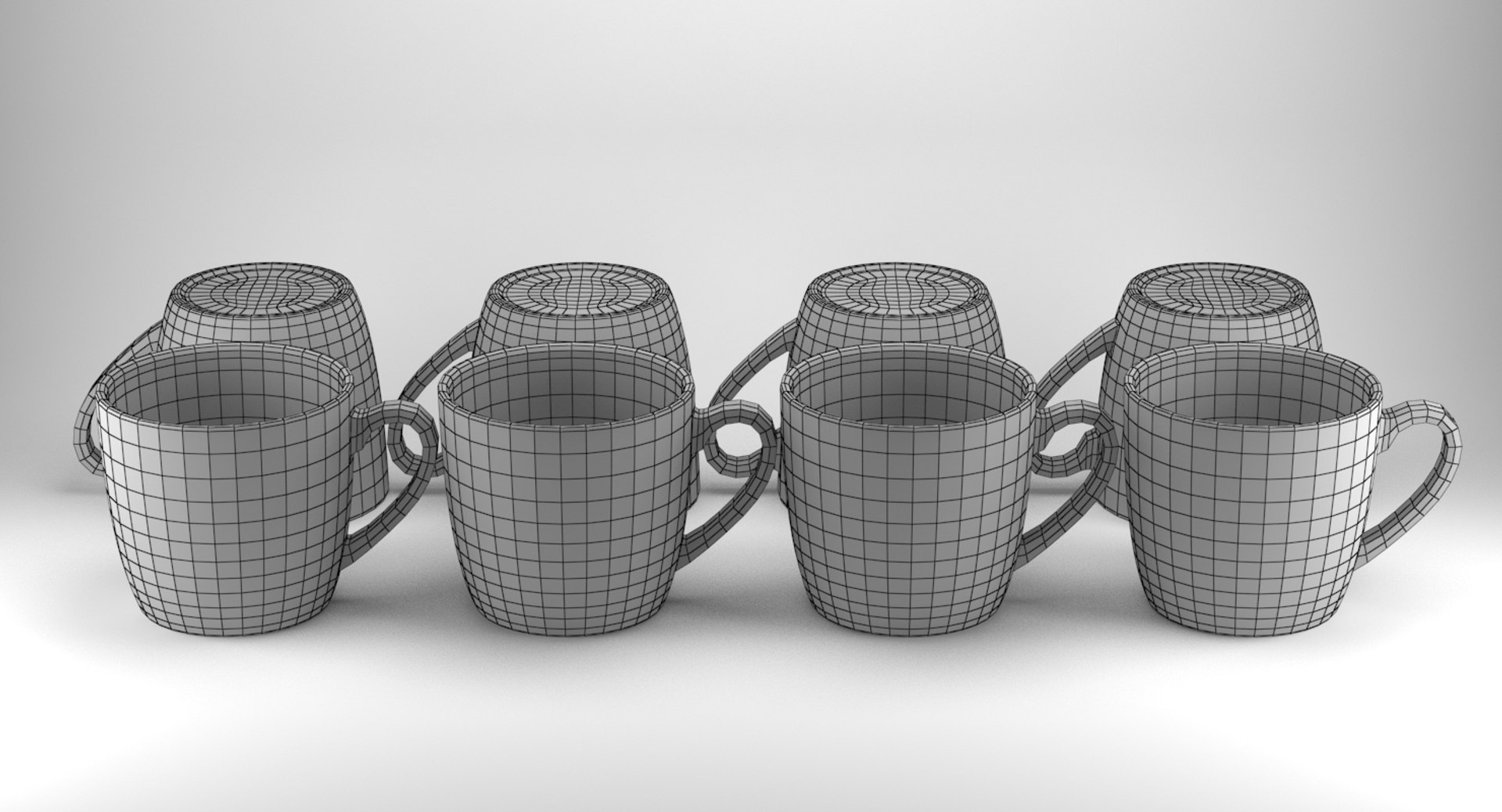 Photorealistic Branded Custom Mugs 3d Max