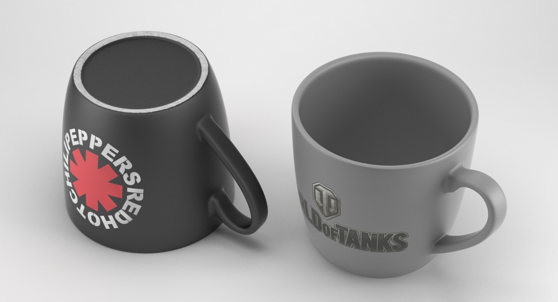 Photorealistic Branded Custom Mugs 3d Max