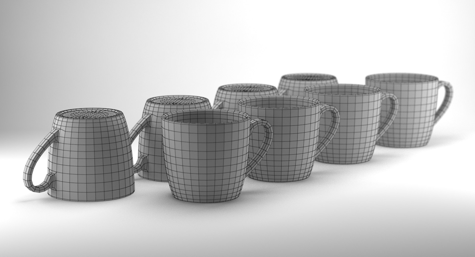 Photorealistic Branded Custom Mugs 3d Max