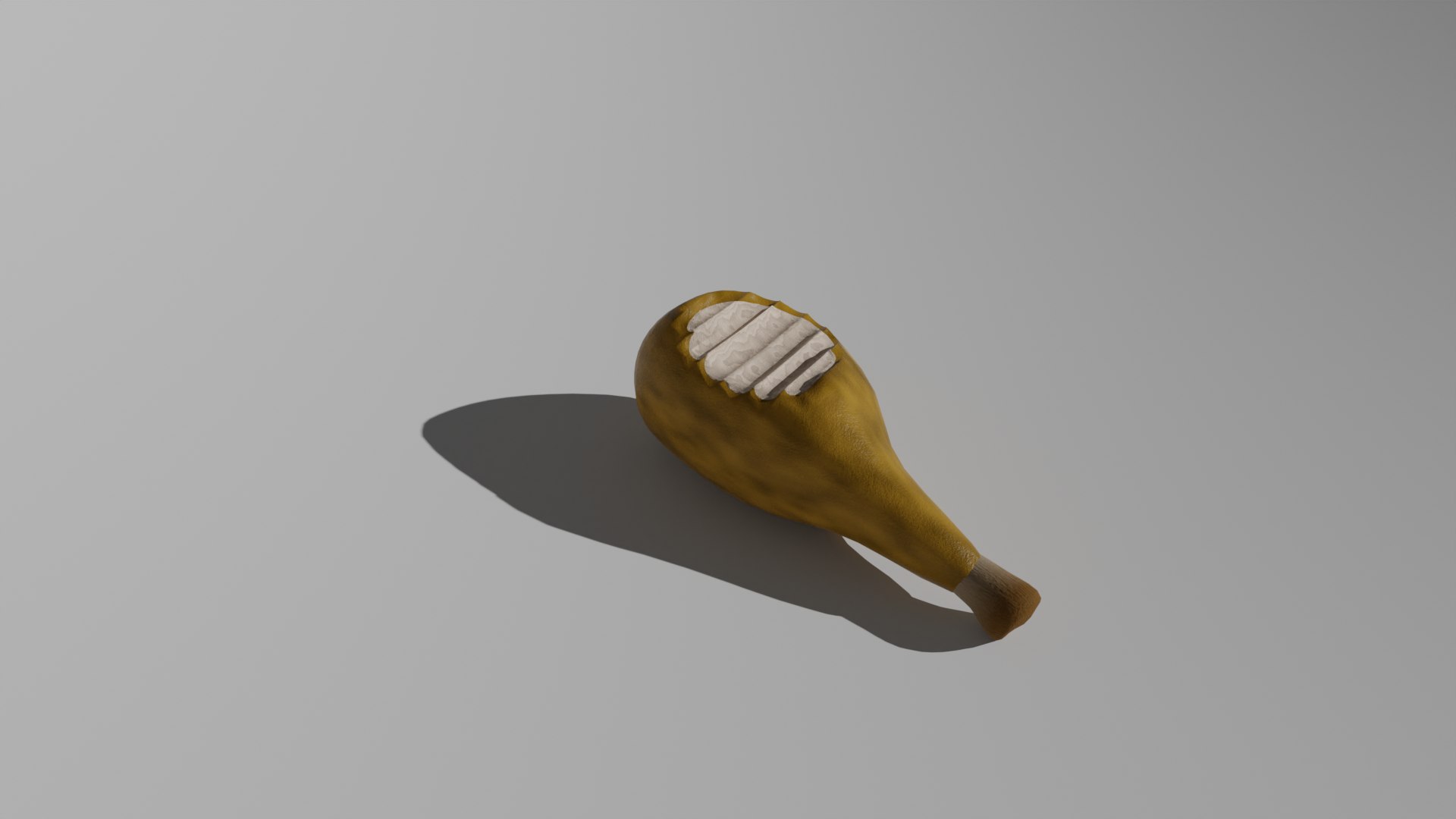 Chicken Leg Eaten At Stages- Low Poly 3D Model - TurboSquid 1963517