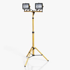 Mobile Construction Lights - PBR Game Ready