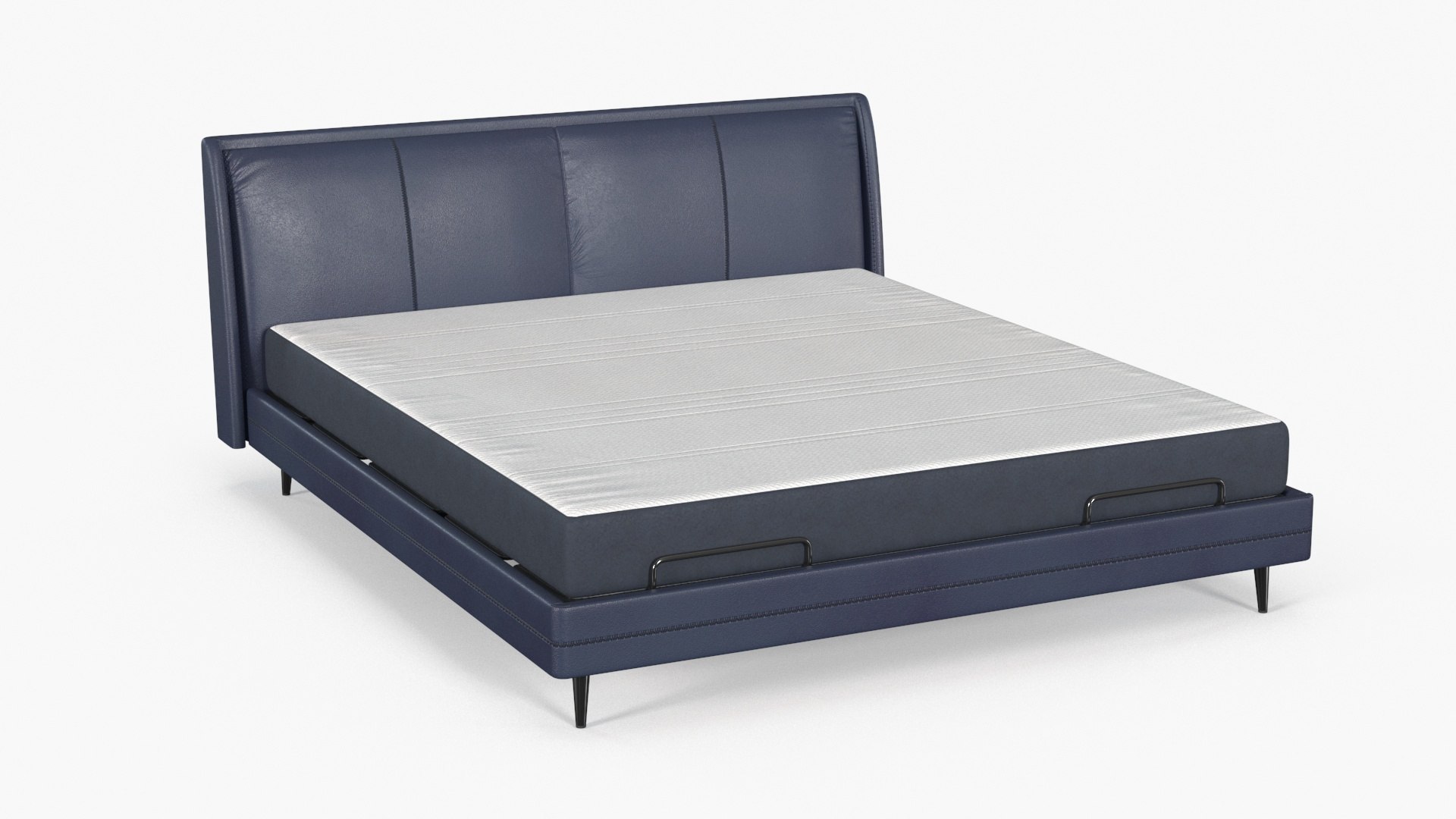 Smart Electric Bed Pro Xiaomi Blue 3D model preview