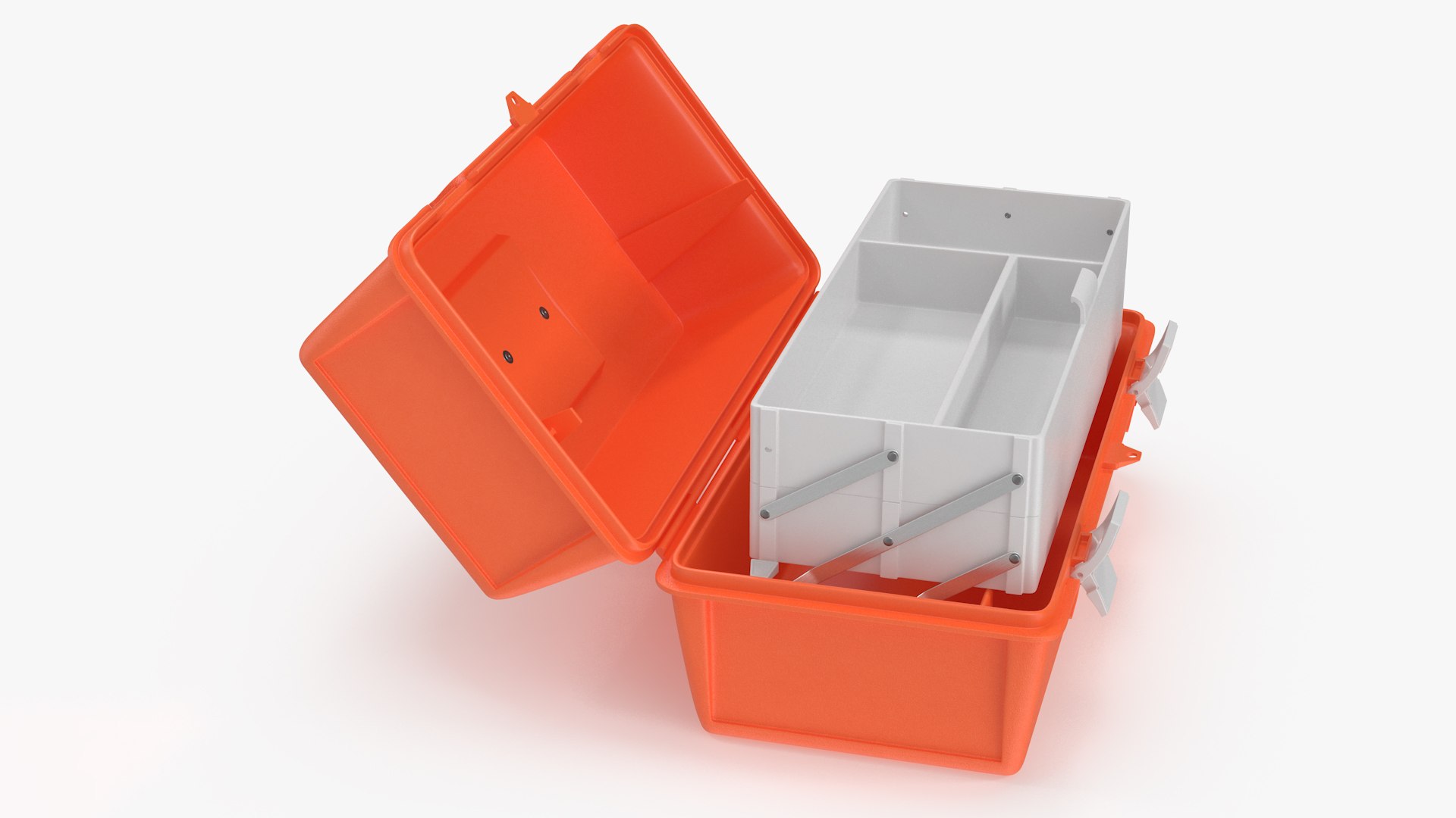 Flambeau Paramedic Box Open 3D Model - TurboSquid 1947814