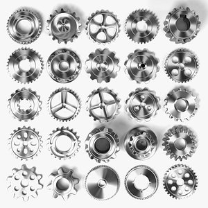 gear wheels 3d 3ds