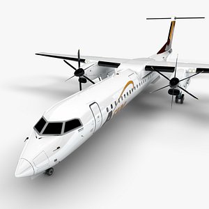 Asky Airlines Bombardier DHC-8 Q400 Dash 8 L1572 3D model