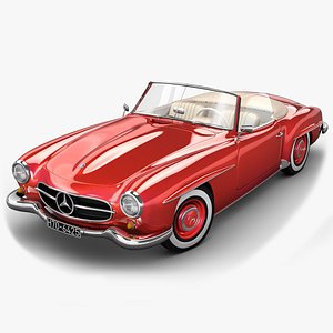 3ds max mercedes benz 190 sl