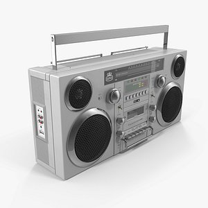 3D model gpo retro portable boombox
