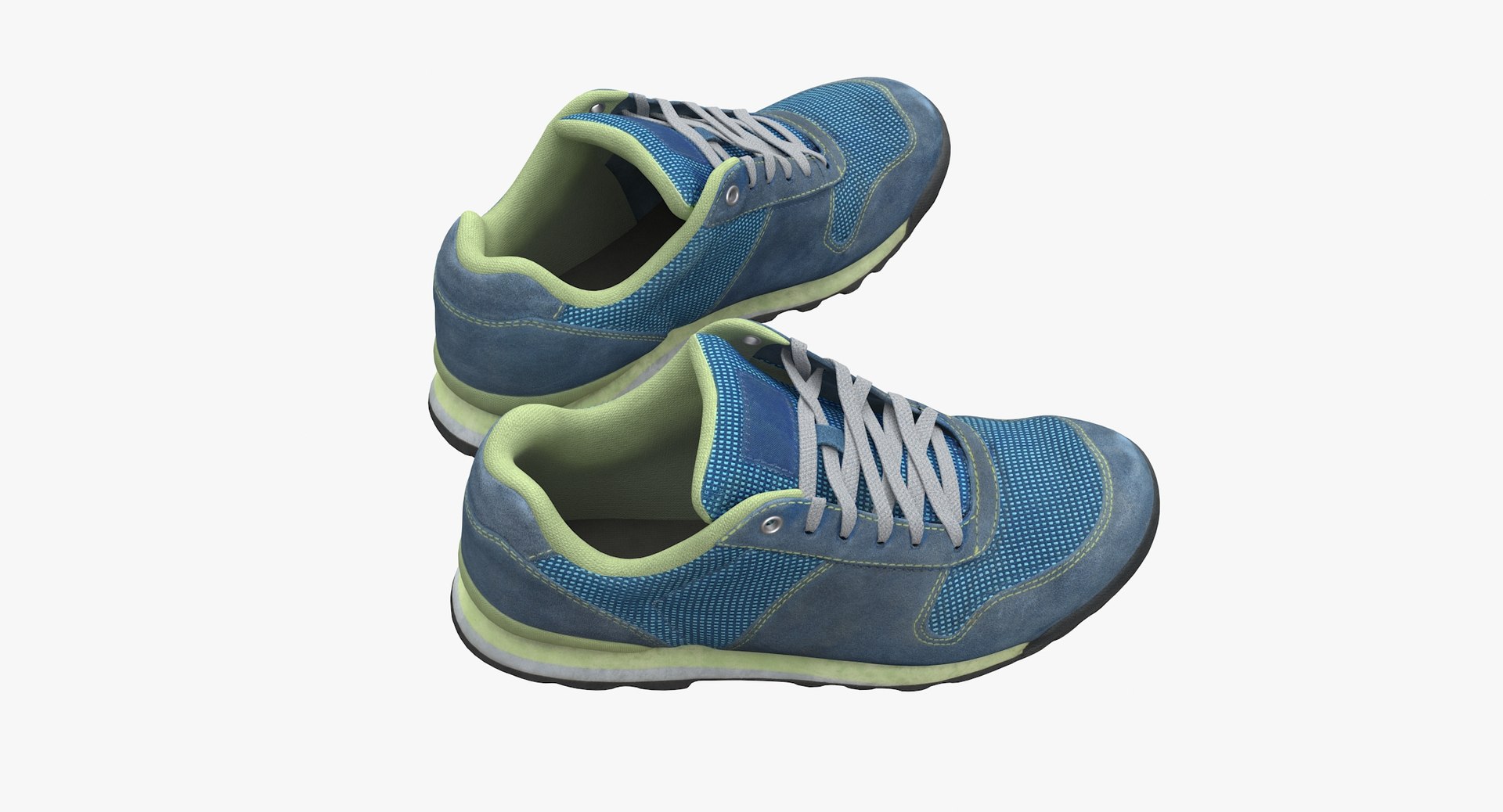 3D Blue Sneakers - TurboSquid 2045124