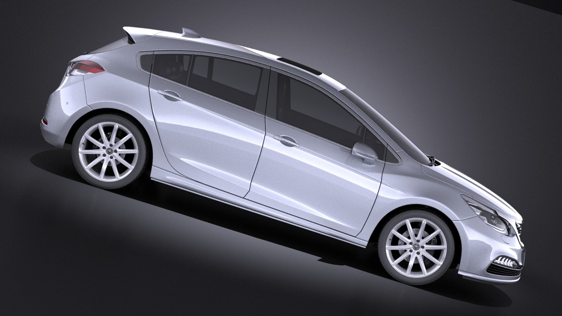 Generic Hatchback V3 3d Model