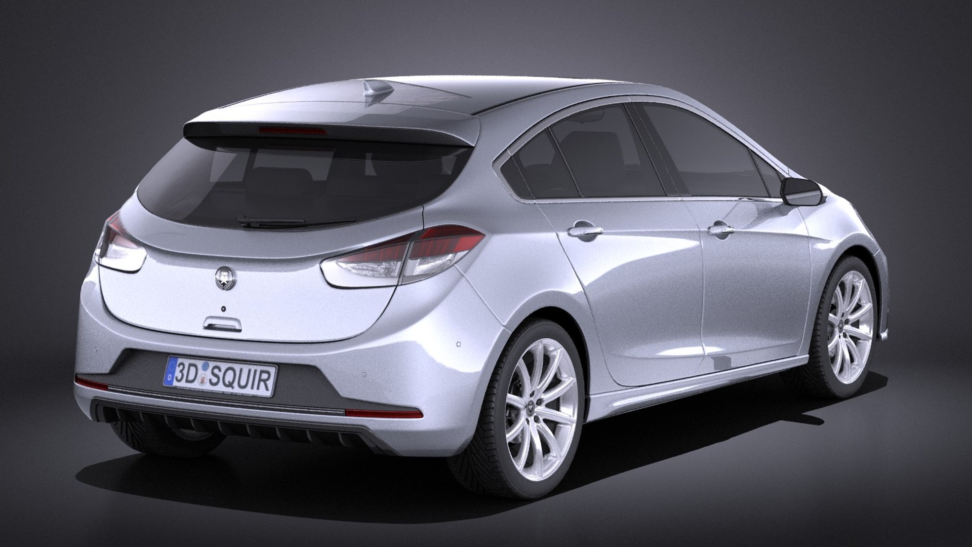 Generic Hatchback V3 3d Model