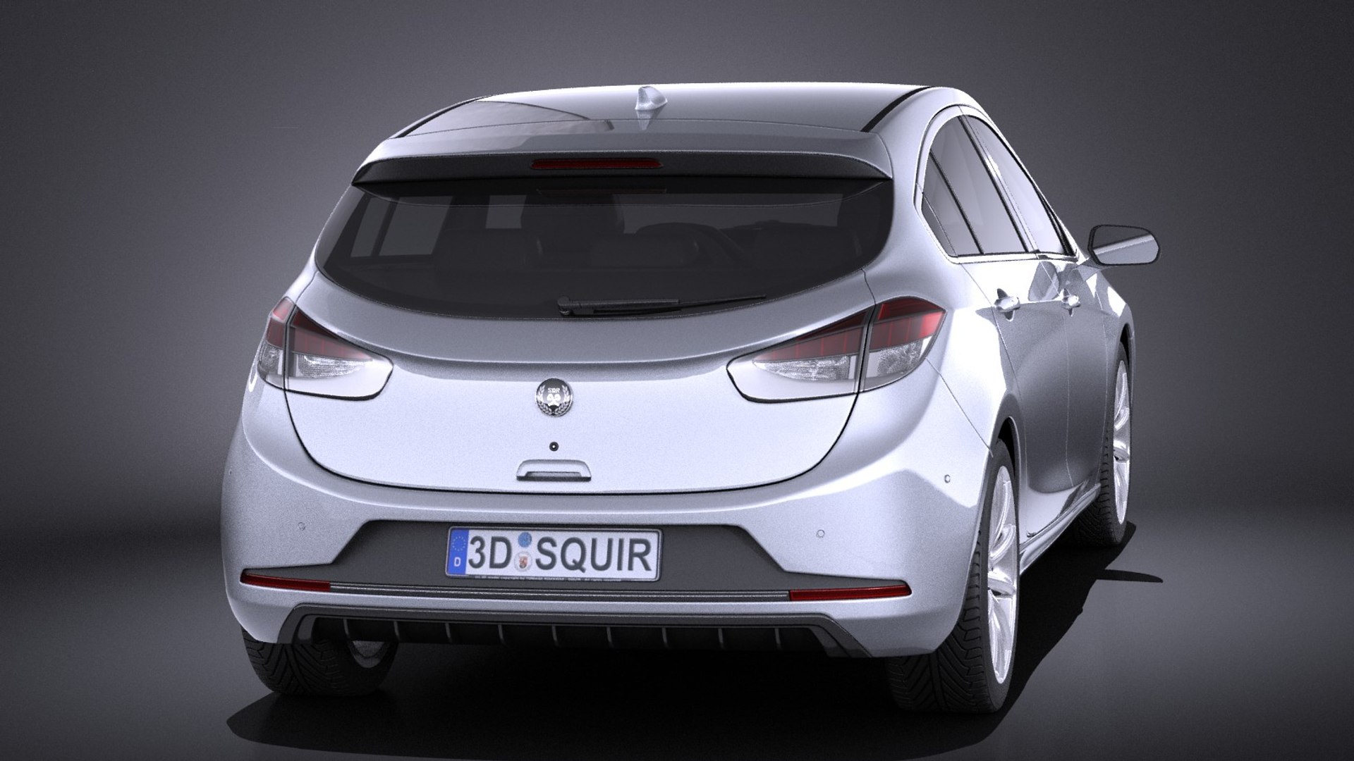 Generic Hatchback V3 3d Model