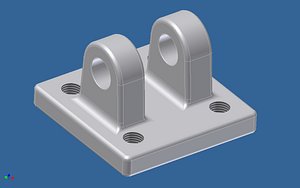 clevis bracket bdcb-05 3d model