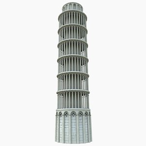 Tower of Pisa Game Asset