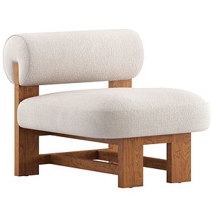 3D Coco Republic Bodega Occasional Chair model