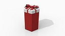 Gift Box - Tall Hexagon with Fixed Ribbon Bow