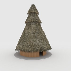 Cabin 4 - House Honai 3D model
