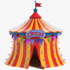circus tent 3D model