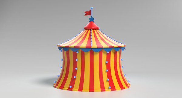 Circus tent 3D model - TurboSquid 1303827