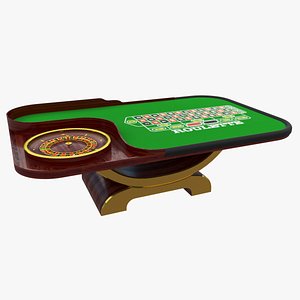 roulette table 3D