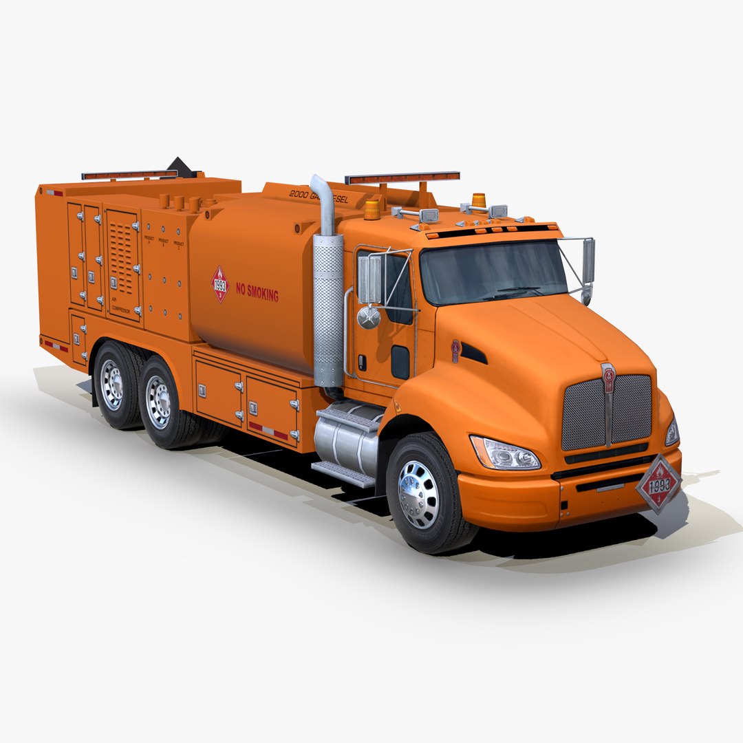 Kenworth T440 2016 Fuel and Lube s02 3D model TurboSquid 2112400