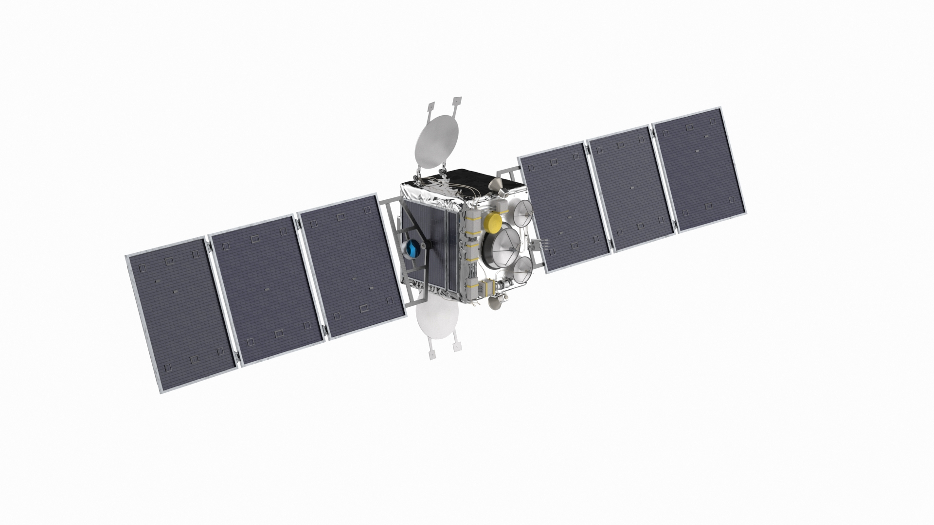3D Modern Communication Satellite Model - TurboSquid 2425126