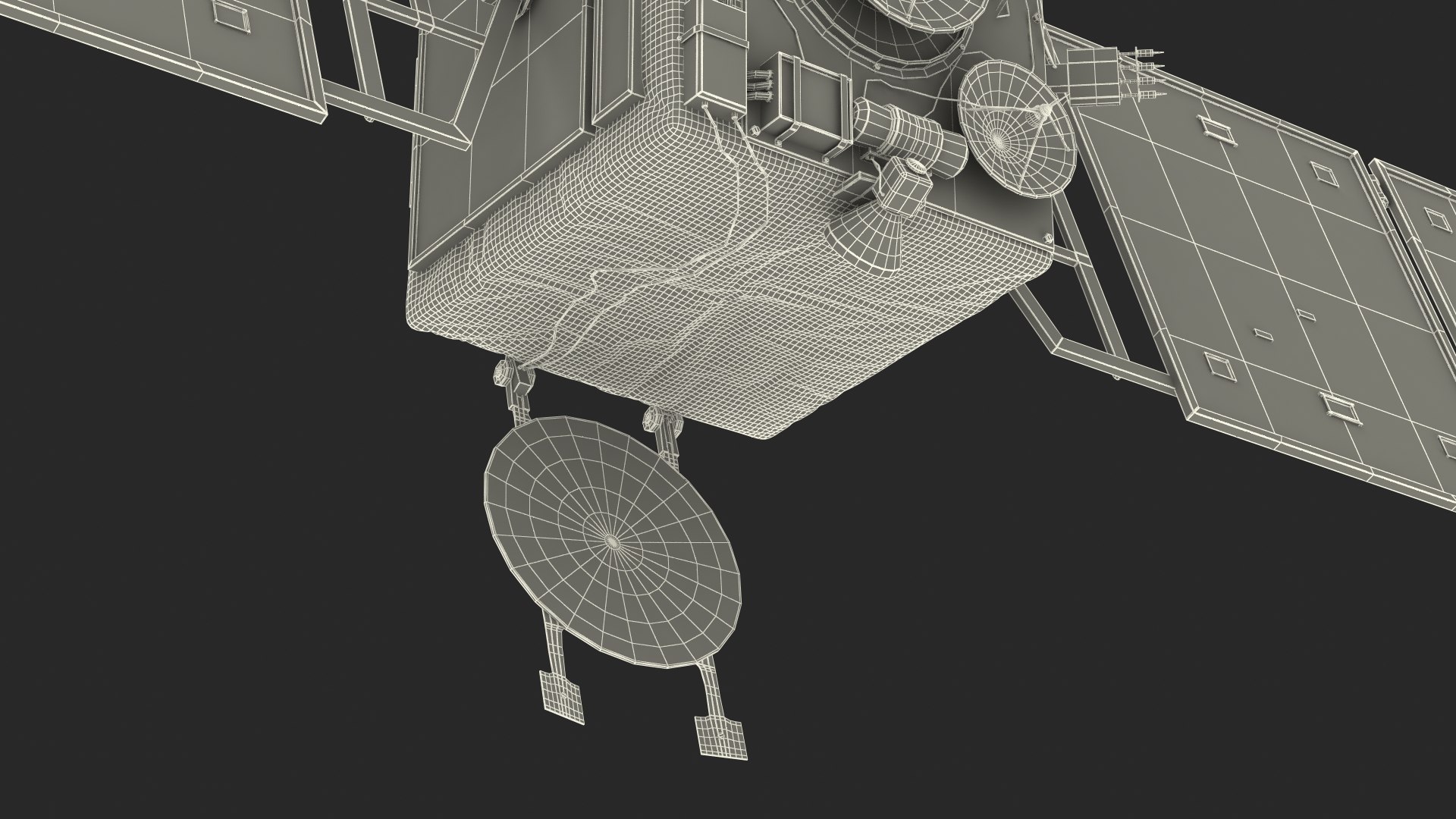 3D Modern Communication Satellite Model - TurboSquid 2425126