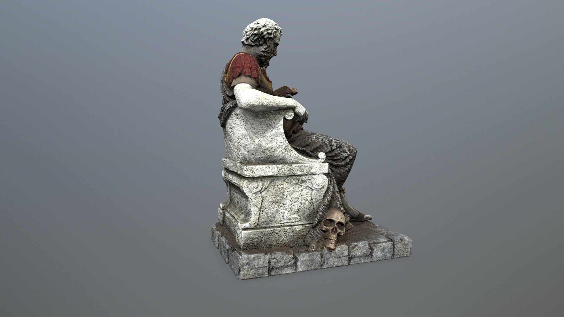 Man Statue Model TurboSquid 2066060