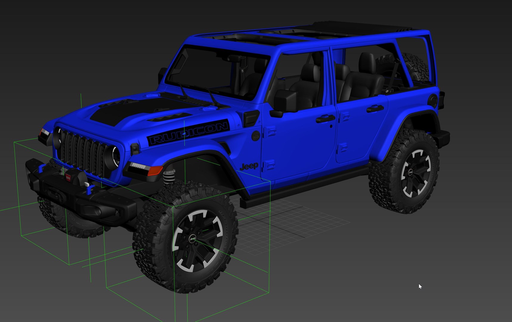 Jeep Wrangler Rubicon 2024 3D TurboSquid 2056626