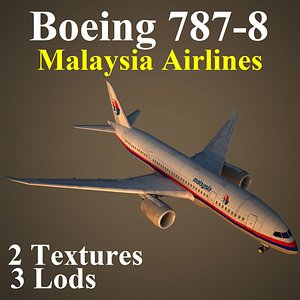 boeing malaysia airlines mas 3d max