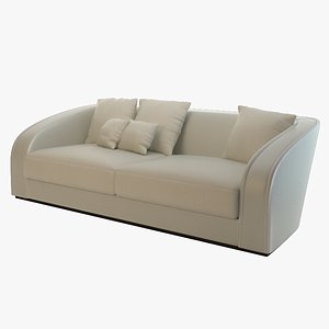 3d model of opera contemporary sofa