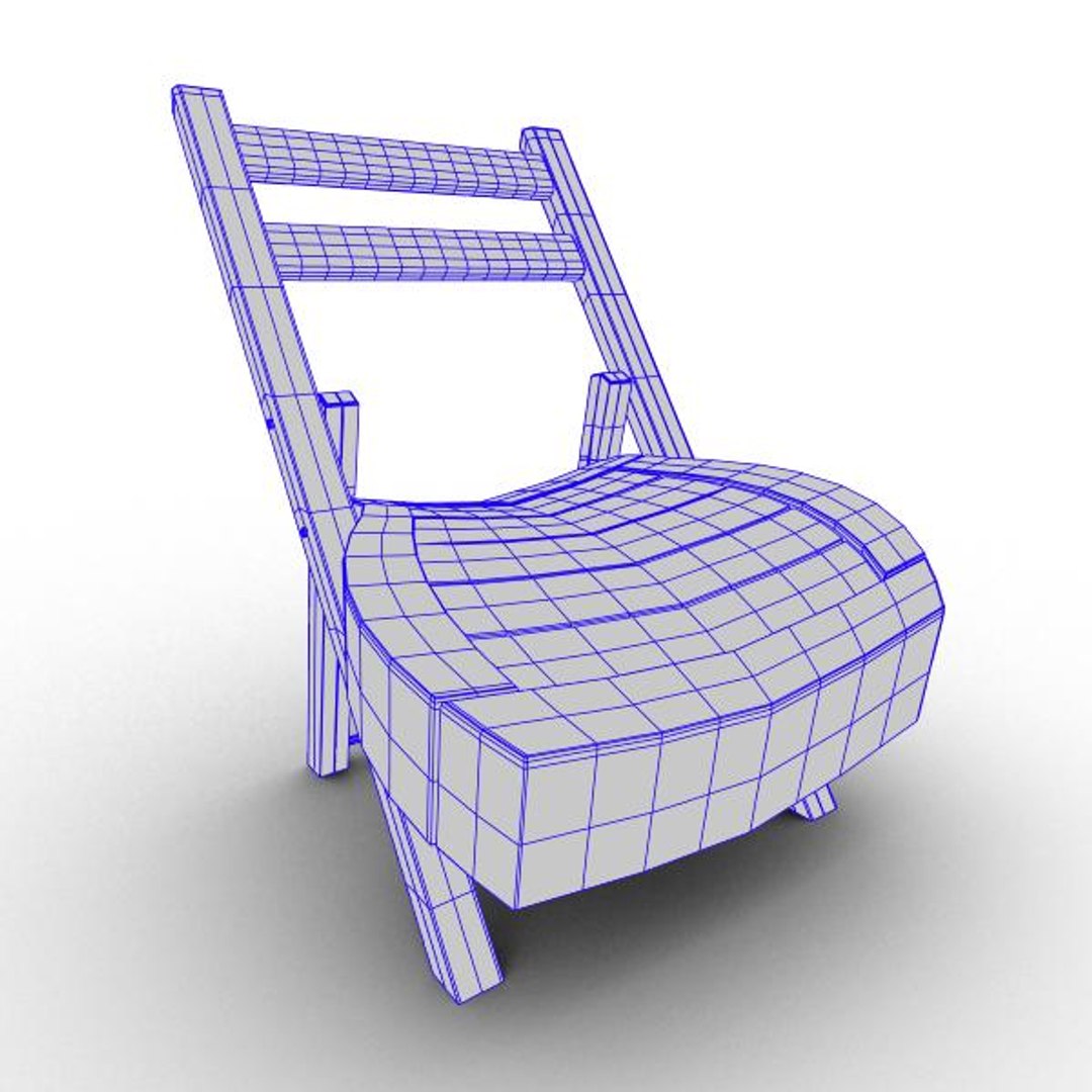 3d rigged chair