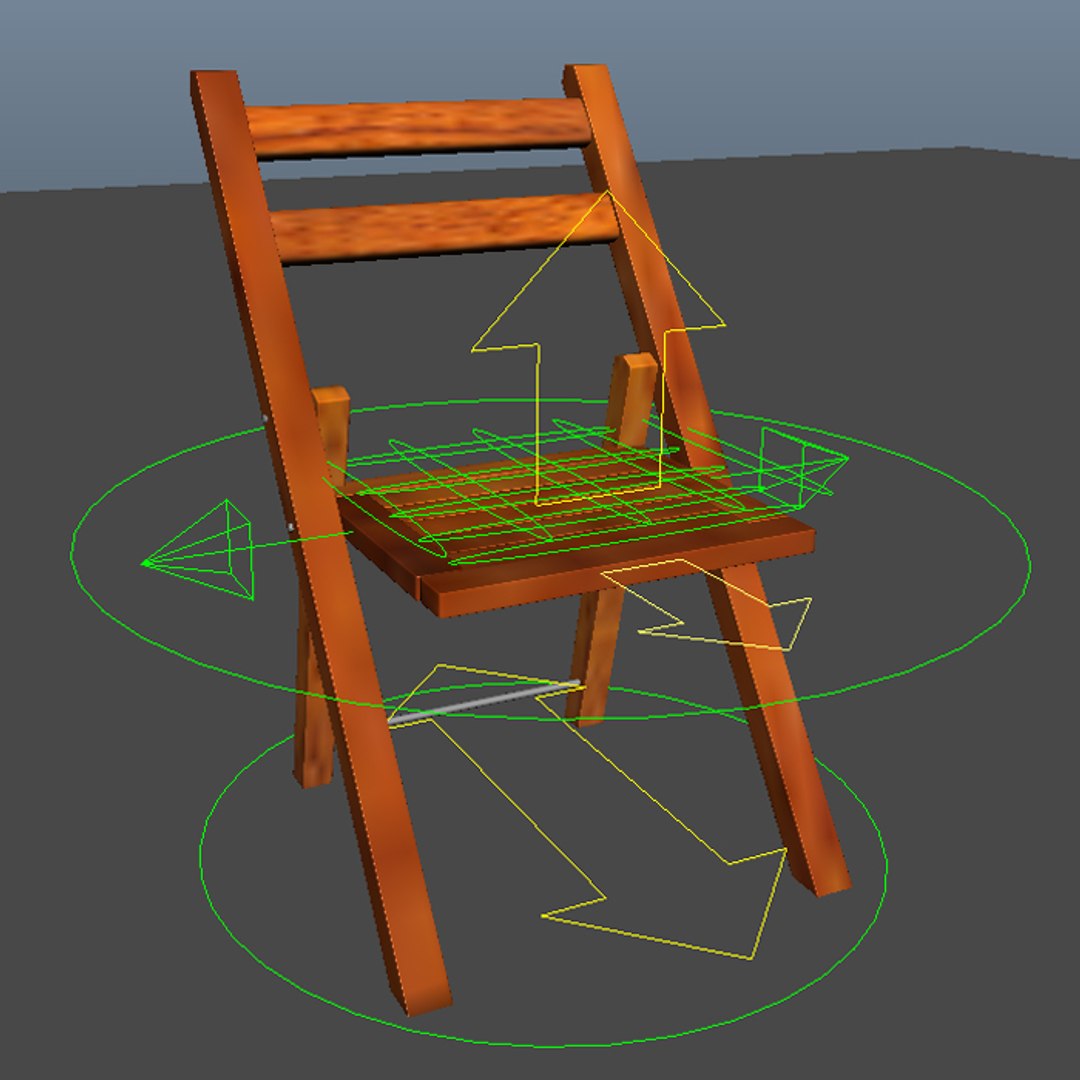 3d rigged chair