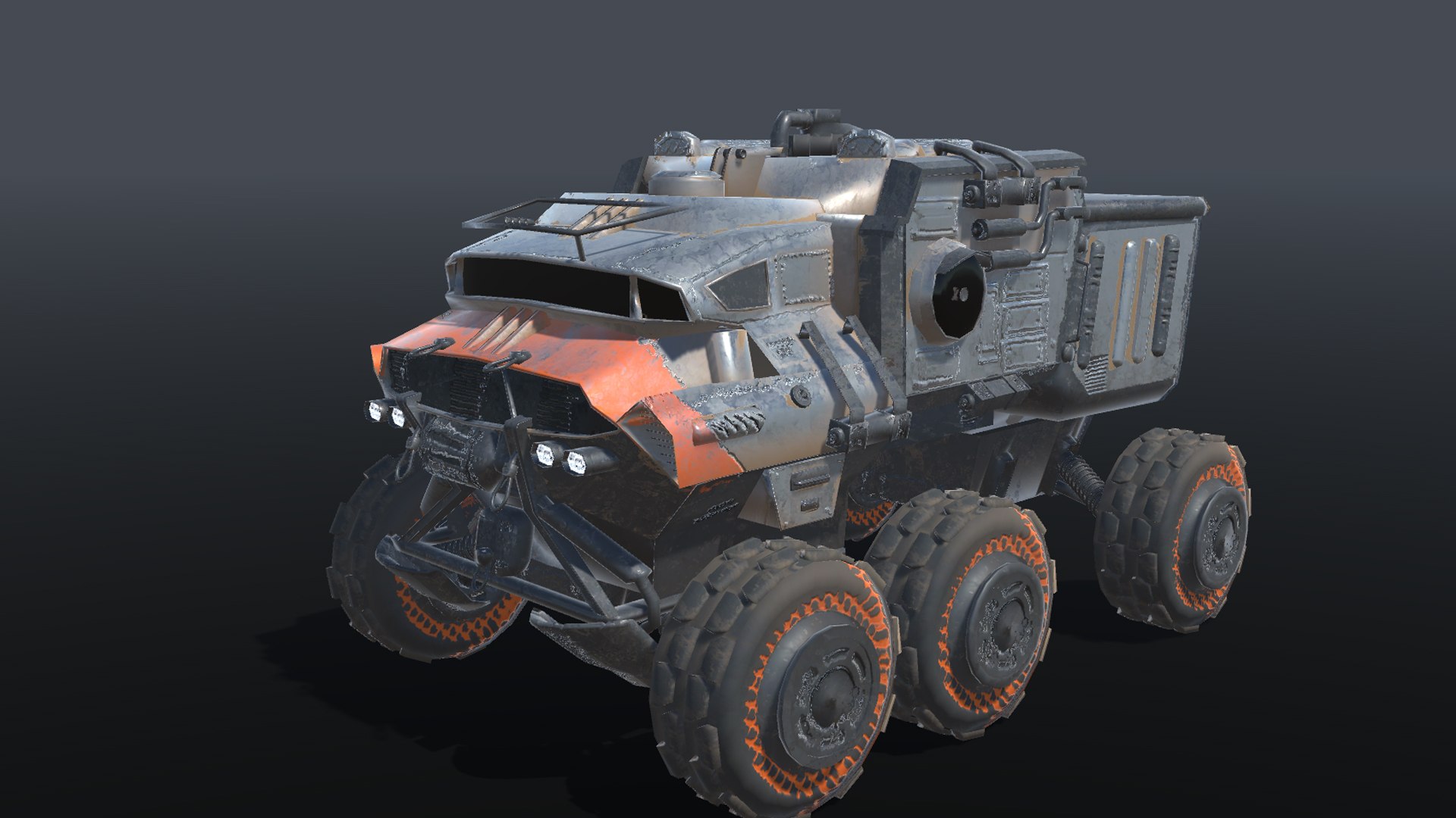 Sci Fi Heavy Truck 3D Model - TurboSquid 1866813