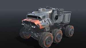 Sci Fi Heavy Truck 3D model