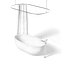 Opened Shower Curtain with Bath Interior Elements