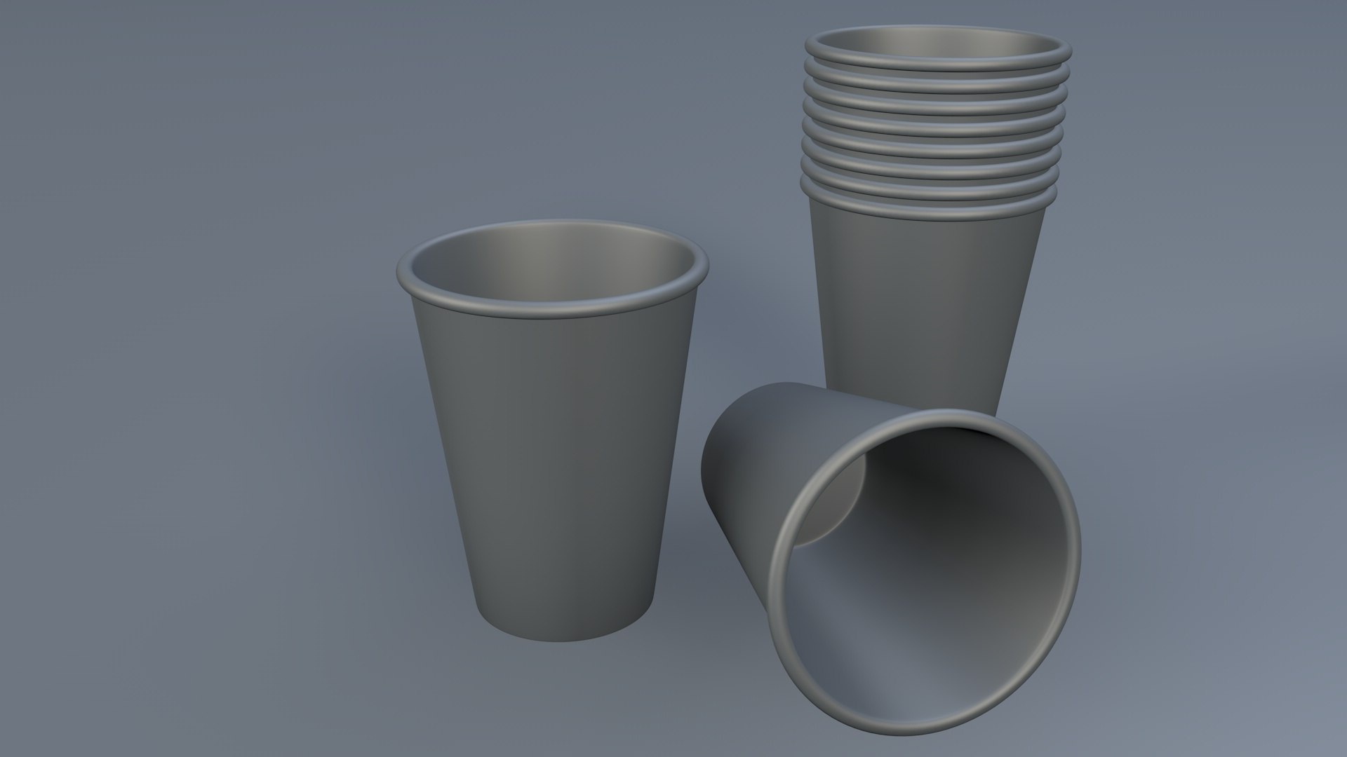 Paper Cup 3D model 3D model - TurboSquid 1758444