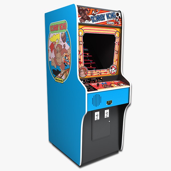 3d model of donkey kong arcade