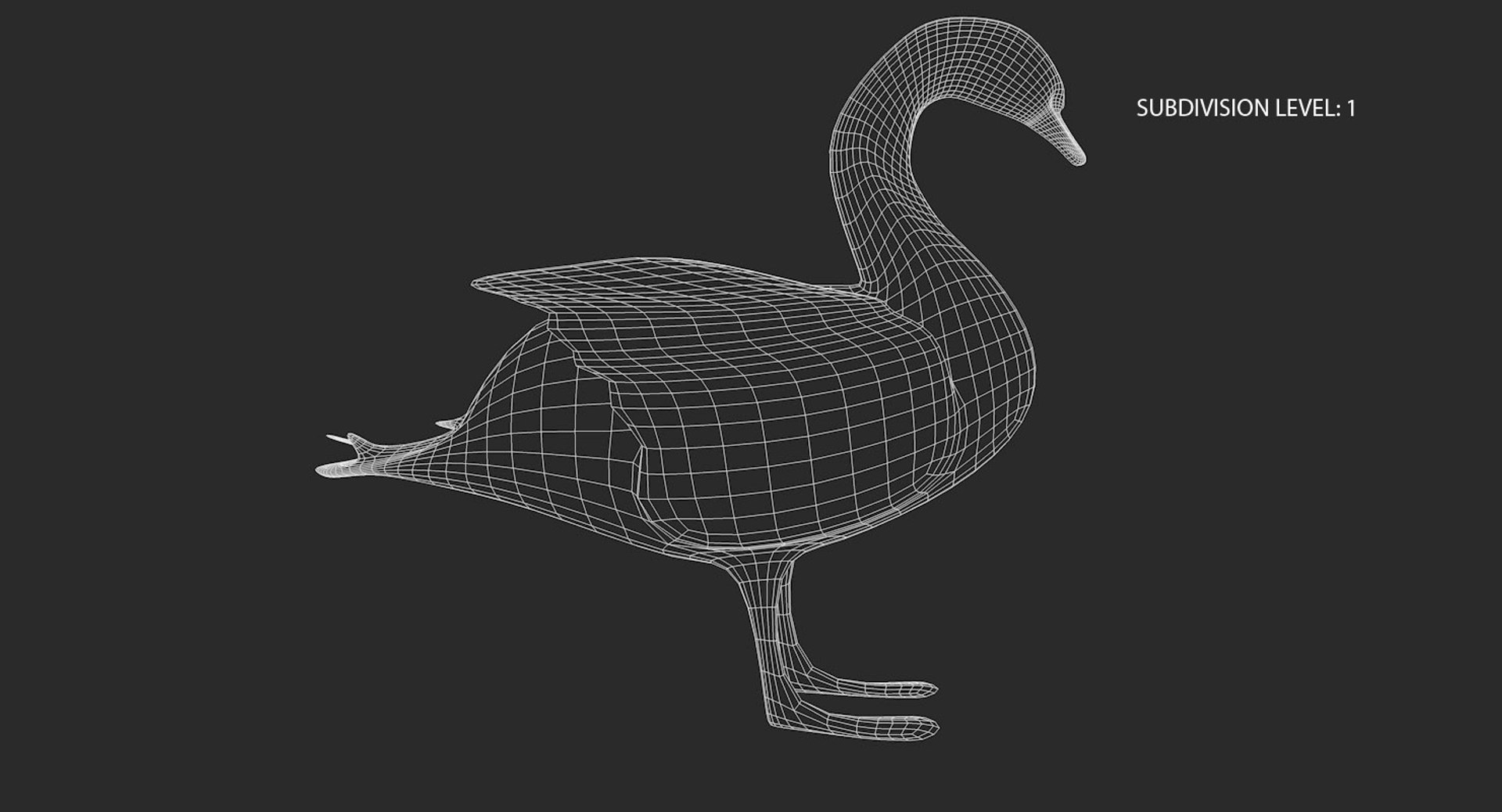 Swan Water Model - TurboSquid 1208052