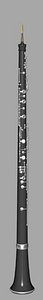 classical oboe 3d model