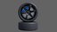 3d Wheel Model of  Bridgestone Potenza RE-71RS
